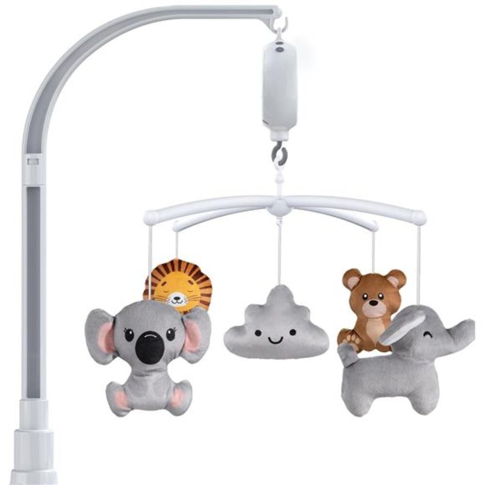 Baby Mobile for Crib with 3Modes Digital Musical Box,Volume Control,12 Lullabies